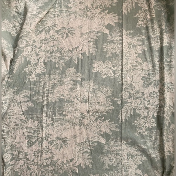 Pottery Barn MATINE TOILE Shower Curtain PORCELAIN BLUE FRENCH LIGHT GREEN - Picture 11 of 13